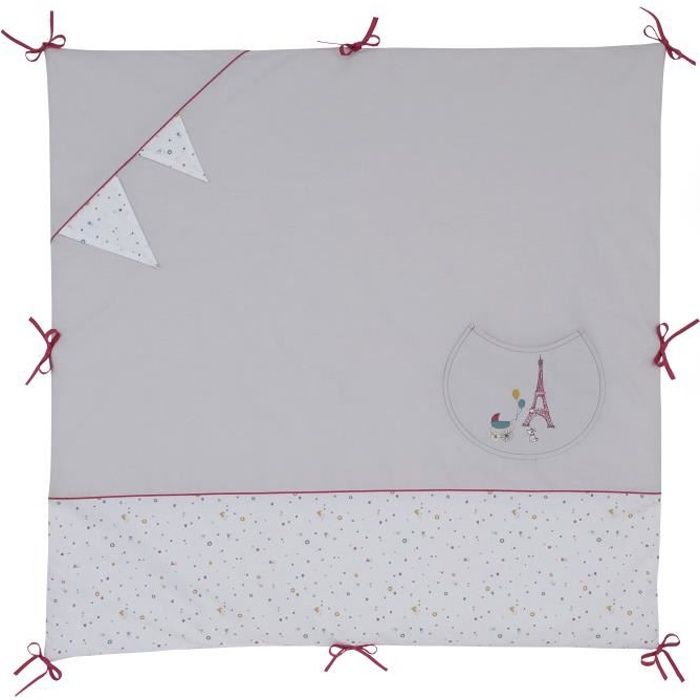 P Tit Basile Matelas De Parc Tapis D Eveil 100x100 Cm Coton Bio Collection Fille Little Paris Gris Avec Nouettes Pour Cdiscount Puericulture Eveil Bebe P Tit Basile Matelas De Parc Tapis D Eveil 100x100 Cm Coton Bio Collection Fille Little Paris Gris Avec Nouettes Pour Cdiscount Puericulture Eveil Bebe