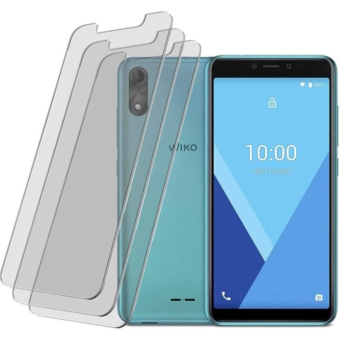 Asoway Protecteur D'écran pour Wiko Y51 3 pièces de Haute Qualité 9H en Verre Trempé Résistant à la Rayure Protecteur D'écran Convivial Anti-Bulles Facile à Installer Support 3D 