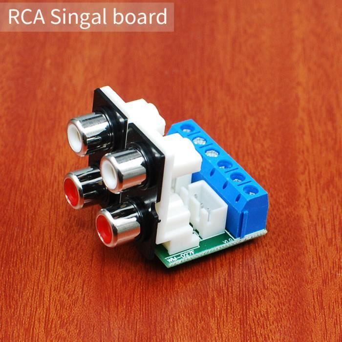 Modulo Connettore RCA 4 Canali – Scheda Segnale Audio 3 Pin Da 4RCA A XH2.54/5.08 - copertina
