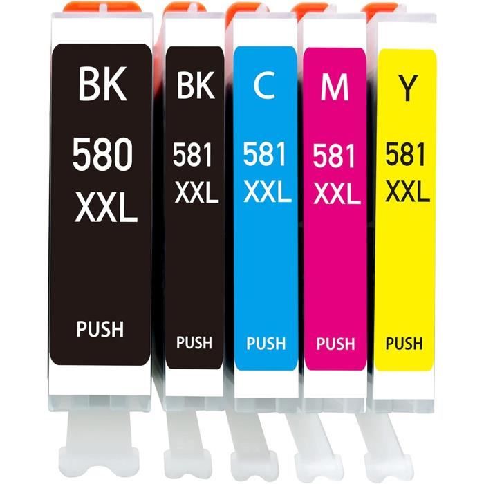 YouPrint Druckerpatronen-Set Für Canon PIXMA – Passend Für PGI-580 & CLI-581 XXL