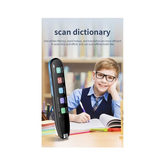 Stylo Traducteur JOJOCY - 112 Langues En Ligne - Écran 2.2" - Traduction Scan Et Vocale