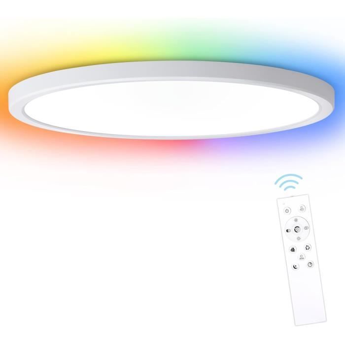 Plafonnier LED à Intensité Variable Quebec Avec Changement De Couleur