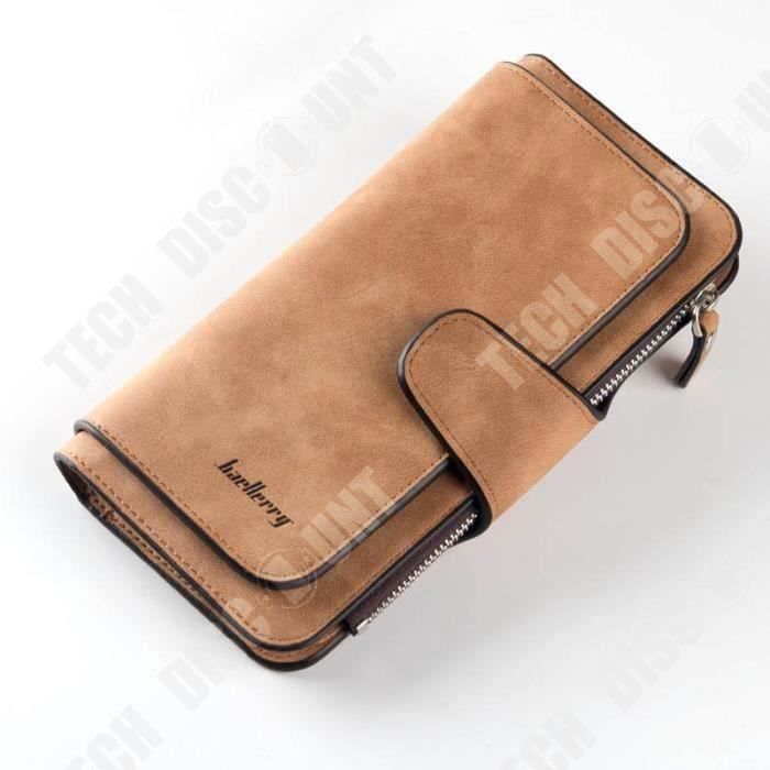 Portefeuille long pour portefeuille multi-cartes pour homme, portefeuille,  Men's Marron Marron marron - Cdiscount Bagagerie - Maroquinerie
