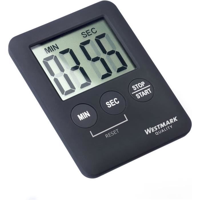 Minuteur Magnétique Lcd Digital Cuisine Compte À Rebours Minuterie