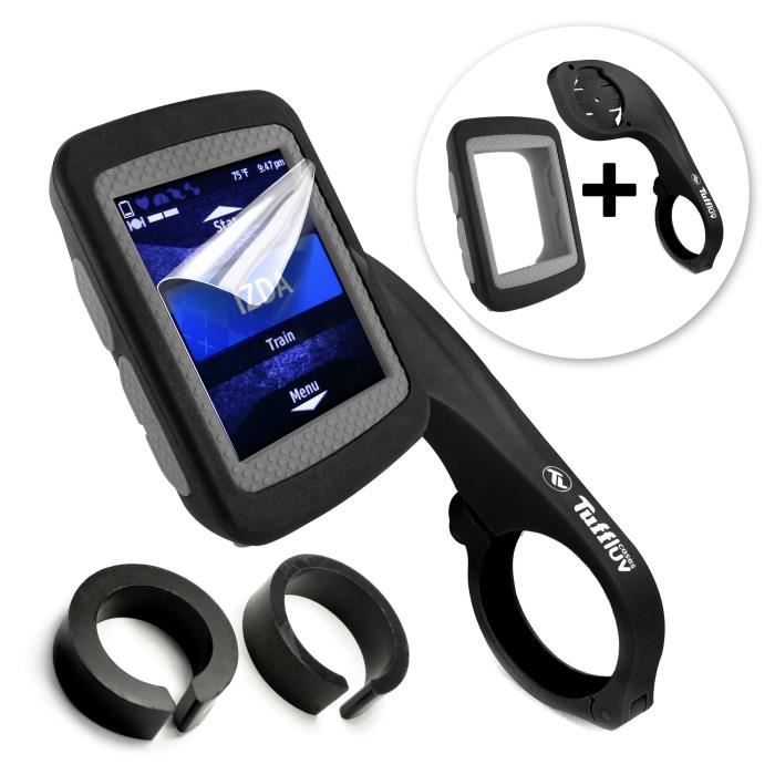 Étui Silicone Garmin Edge 830 - Protection Noir - Avec Protecteur Écran