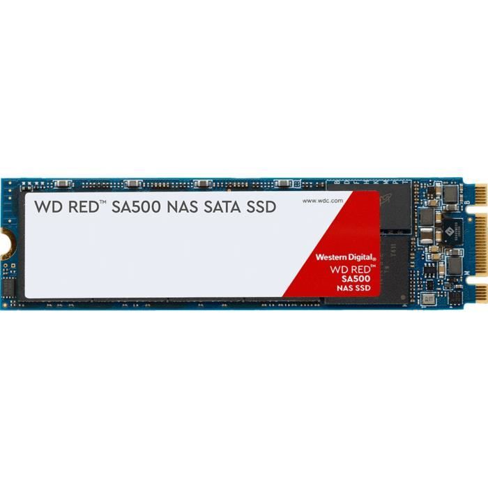 Western Digital Red SA500 M.2 1000 Go Série ATA III 3D NAND (SSD Internal 1TB Red SATA M.2) - 0718037872360