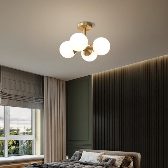 Lindby Isalie suspension linéaire, à quatre lampes, Suspension