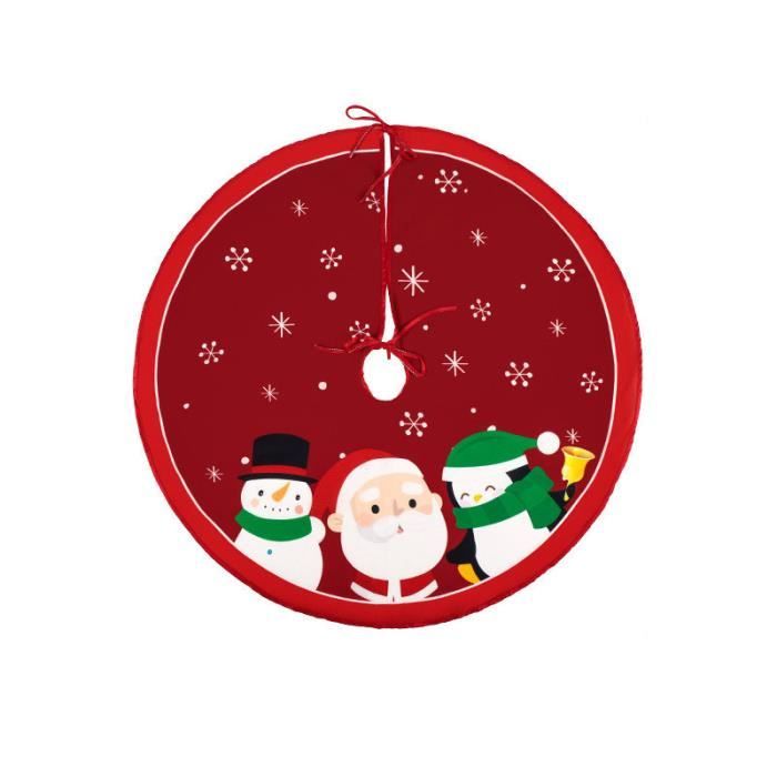 Jupe De Sapin Noël Blanc Fausse Fourrure 78cm - Dessous De Arbre Décoratif | Décoration Noël Neige
