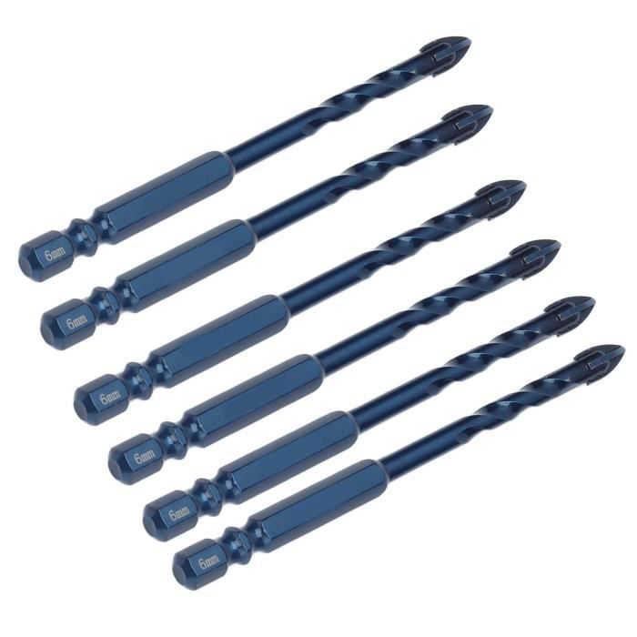 QUARKZMAN Foret à Tête Hexagonale 2.5mm (H2.5) Métrique 1/4" Tige