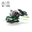 LEGO® Star Wars 75360 Le Chasseur Jedi de Yoda, Jouet The Clone Wars avec la Minifigurine Yoda et Figurine R2-D2-1