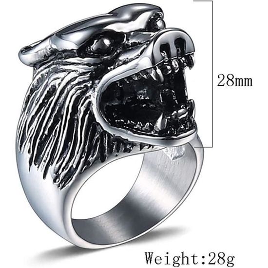 Chevaliere en acier top pour homme