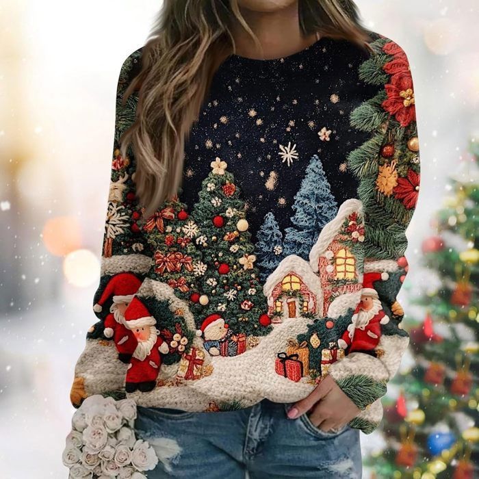 De Noël Pull Elegant Pour Femme Pull De Noel Femme Chic – Le Rêve