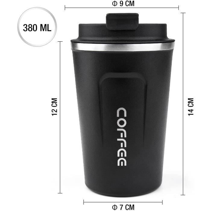 Mug Isotherme 600ml Premium Acier Inoxydable – Couvercle Étanche, Double Paroi, Idéal Randonnée & Bureau