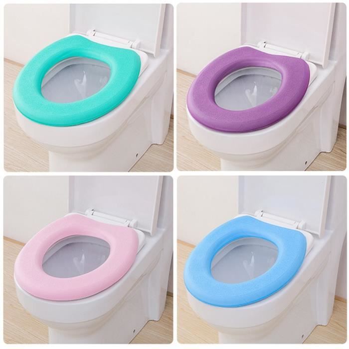 Insun Lot de 2 housses de siège de toilette en peluche douce et