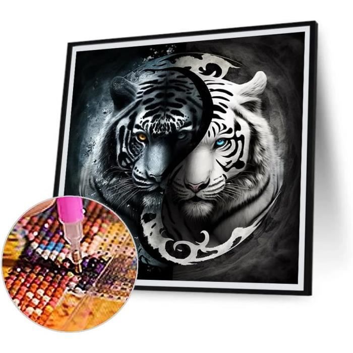 GZYYANG 5D Diamond Painting Hanger – Roos In Vaas – Met Ketting – Wanddecoratie Voor Raam, Deur Of Muur – Doe-het-zelf Kristal-kunstset