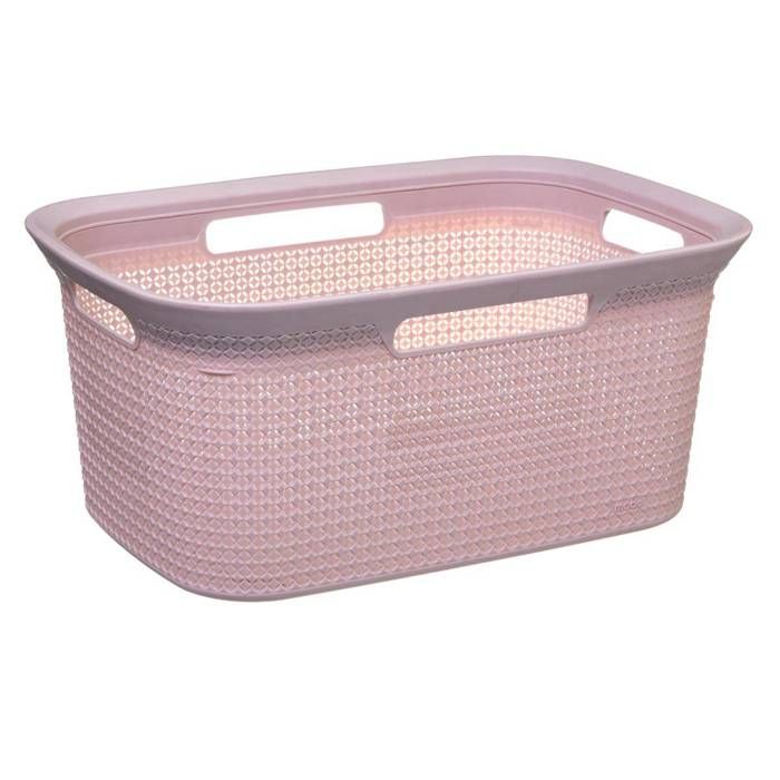 Paris Prix Five Simply Smart – Corbeille à Linge Rétractable 21L Blanc & Gris – Pratique Et Gain De Place