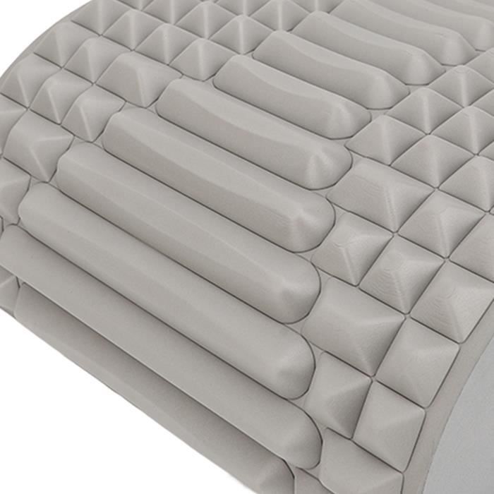 Planche Lombaire Avec Points De Massage 3D – 4 Niveaux Réglables, Antidérapant, Portable – Pour Dos, Yoga Et Salle De Sport