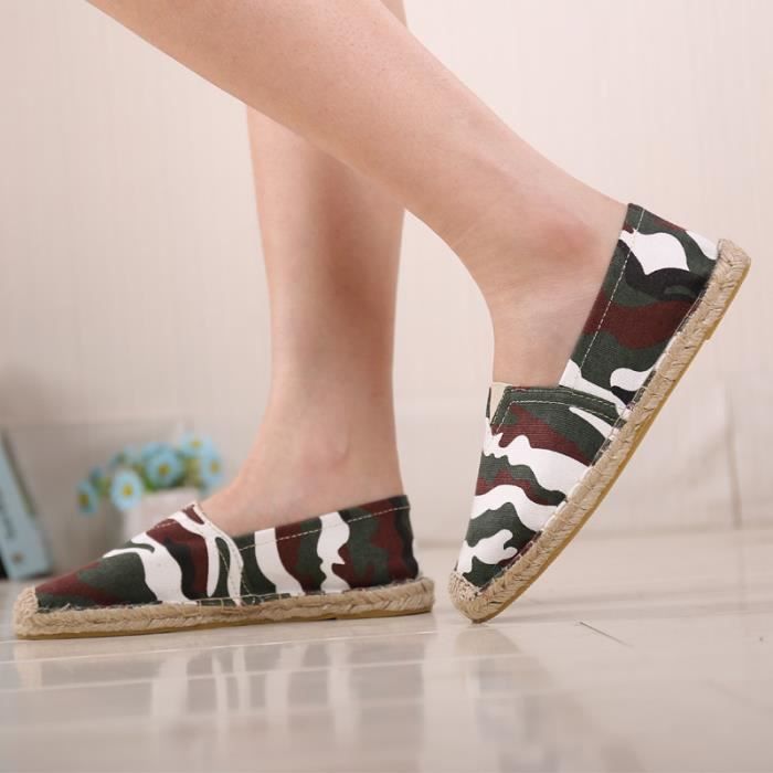 Espadrille camouflage online homme