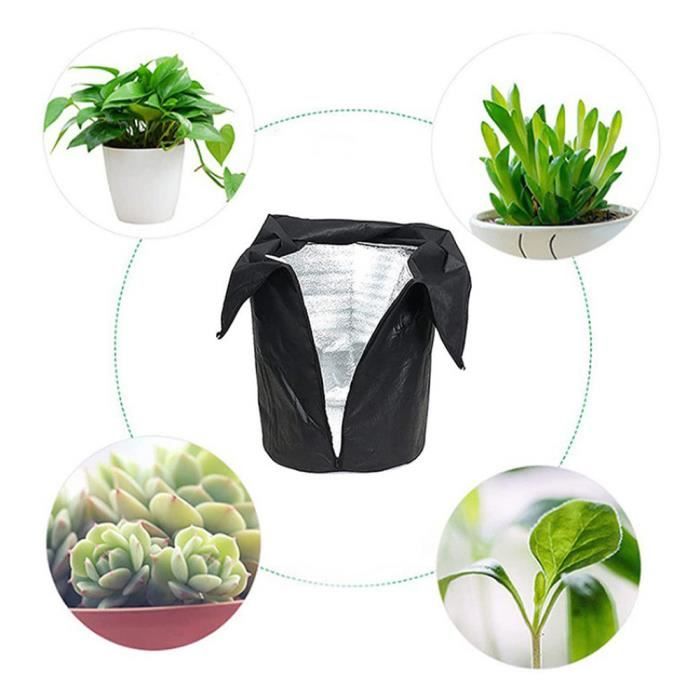 vidaXL Housses de protection pour plantes avec cordon de serrage 4