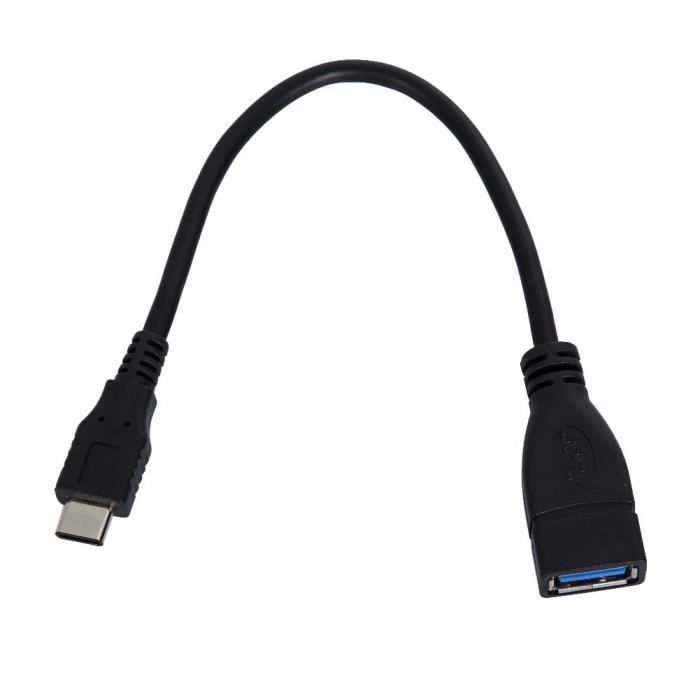 Adaptateur OTG USB-C Mâle Vers USB-A Femelle, Charge Rapide 240W - Marque Takeurop Generic - Neuf