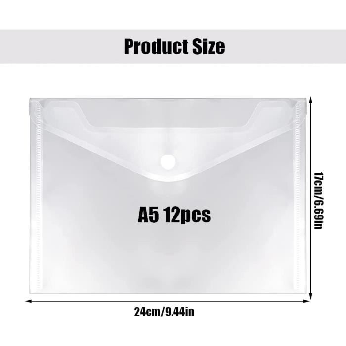 Pochette 220 x 160 imprimée (A5 - A4 plié en 2) - CBJ Emballages