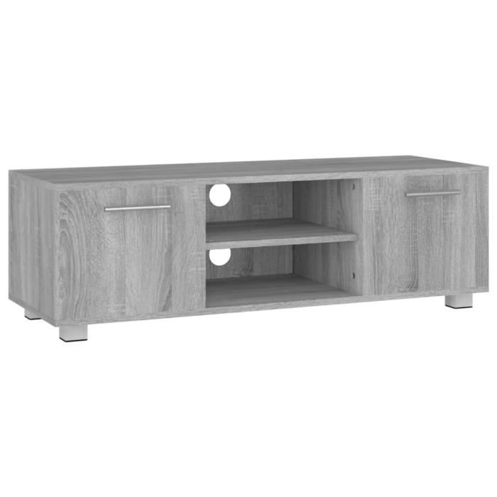 Meuble TV But – Gamme Stone – Bois Gris – 204 Cm – Occasion
