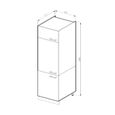 Meuble pour réfrigérateur VICCO R-Line Blanc/Sonoma 60 cm -2