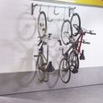Support 5 vélos coulissant mural - Mottez M045C-2