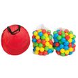 TECTAKE Piscine à balles Cabane Maison Tente Pop-Up de Jeux pour Enfant 86 cm x 84 cm x 102 cm - Multicolore-2