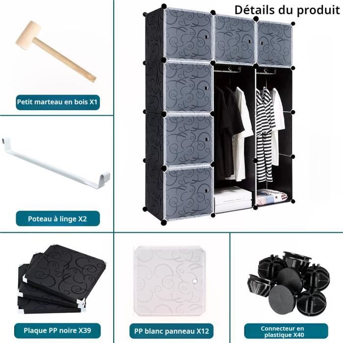 Séparateur D'armoire à Monter Soi-même, étagère Extensible (23 à 30 Cm De Longueur
