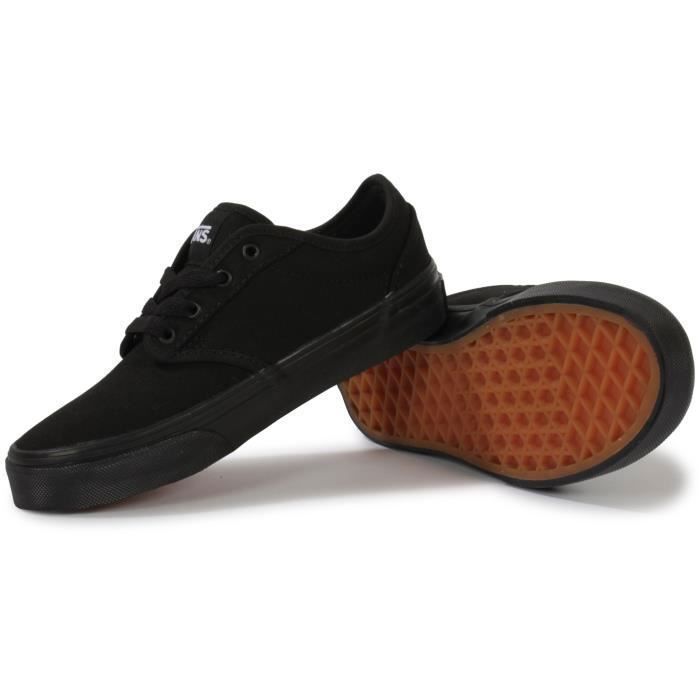 Skate Vans Atwood Noir Enfant Semelle épaisse Toile textile