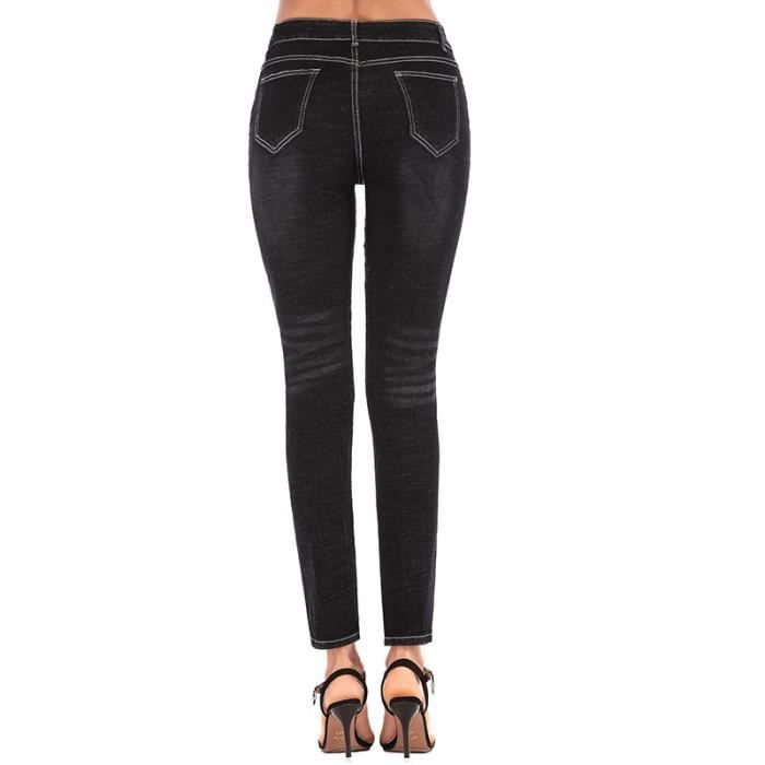 Pantalon noir a trou femme top