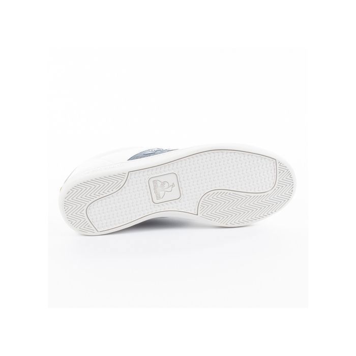 Baskets Le Coq Sportif Courstar Craft Strap Denim Blanc bleu Cdiscount Chaussures
