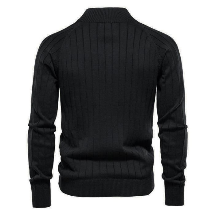 SYLDMKJ Cardigan Homme Pull d'automne Hommes en Tricot