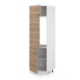 Meuble pour réfrigérateur VICCO R-Line Blanc/Sonoma 60 cm -3