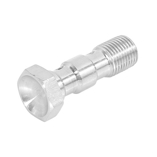 Lot De 2 Boulons Banjo Double M10x1.0 Acier Inoxydable – Adaptateur Raccord Frein Moto Voiture