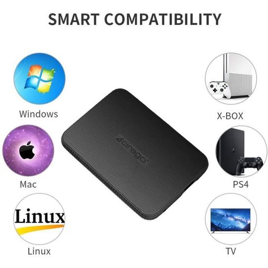 Cirago 500Go Slim Disque Dur Externe Portable Disque Dur résistant aux  Chocs USB 3.0 pour PC, - Monrespro RDC