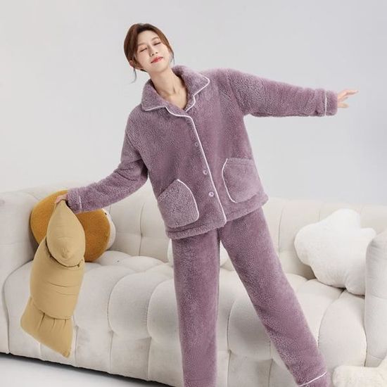 Pyjama femme automne et hiver VITATA Chaud et décontracté