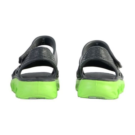 Sandales Skechers Scratch Enfant Skechers Solzo Charbon Citron