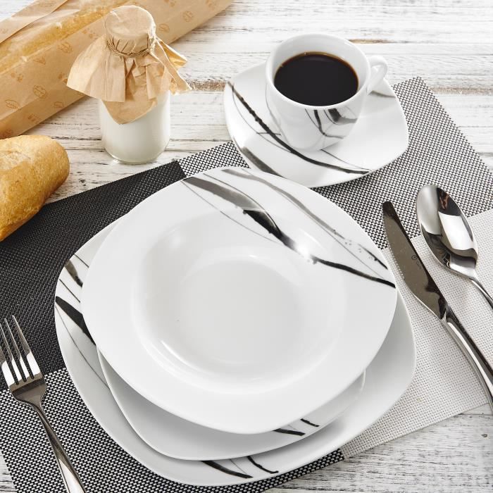 Vaisselles Plastique Teivio Service De Table De Cuisine 24 Pièces En Plastique Pour 6 Personnes, Assiettes Plates, Assiettes à Dessert, Bols à Céréales, Tasses, Assiettes Assiette Plastique Dessert Vaisselles Plastique Teivio Service De Table De Cuisine 24 Pièces En Plastique Pour 6 Personnes, Assiettes Plates, Assiettes à Dessert, Bols à Céréales, Tasses, Assiettes Assiette Plastique Dessert