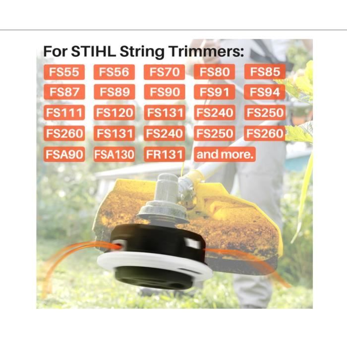 Tête De Coupe Jrisbo Compatible Stihl Autocut C26-2 | Pour Débroussailleuse FS55 FS70 FS120 Etc.