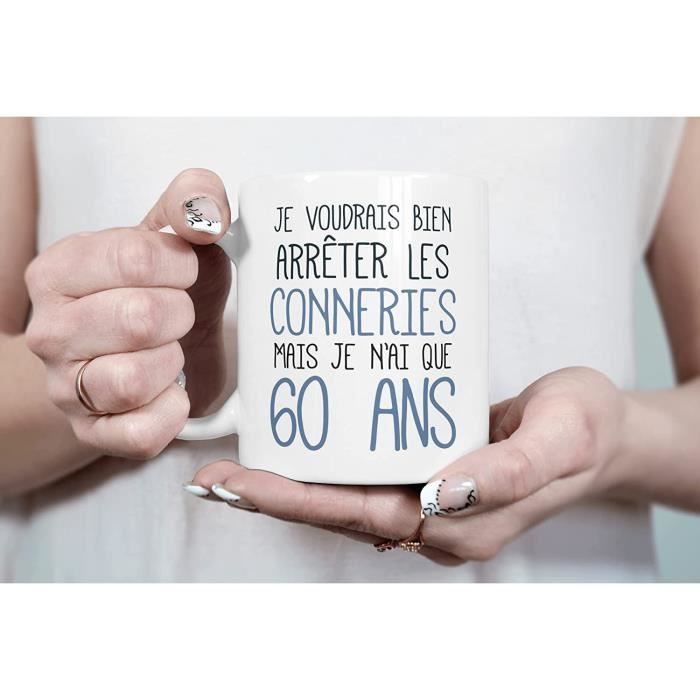Idée Cadeau 60 ans Homme Femme Cadeau Anniversaire Soixante Ans Idée Cadeau Original, Humour