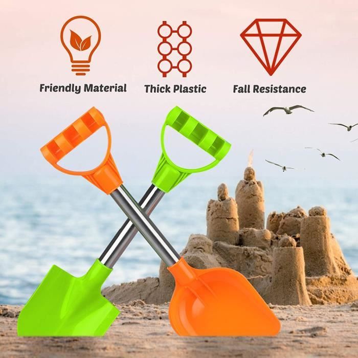 Minifinker pelles à sable pour enfants Pelle de plage pour enfants