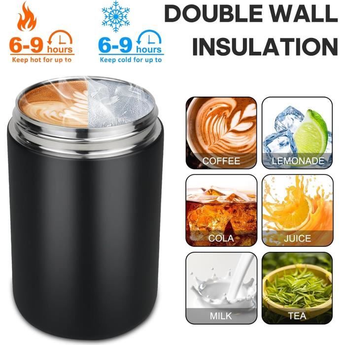 Mug Isotherme Moon 360° - Tasse Voyage Étanche, Garde Café Chaud, Sans BPA, Pour Voiture