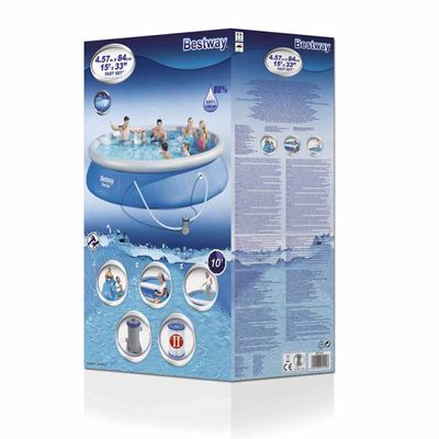 Rosvola 1.6m Piscine Pliable Pliable, PVC, Piscine Portable, Baignoire