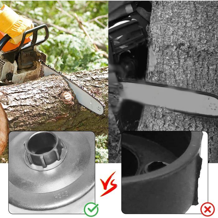 Kit Tambour D'embrayage Pour Tronçonneuse Husqvarna 36/41/136/137/141/142 - Inclut Roulement Et Vis Sans Fin