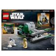 LEGO® Star Wars 75360 Le Chasseur Jedi de Yoda, Jouet The Clone Wars avec la Minifigurine Yoda et Figurine R2-D2-5
