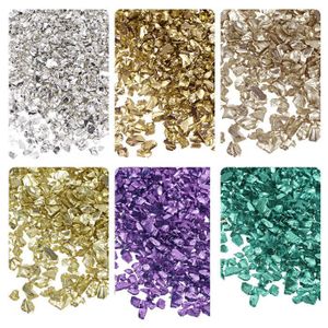 20g éclats De Verre Concassé Uxcell - 1-3mm - Paillettes Irrégulières Bleu/violet - Neuf