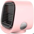 Mini climatiseur USB - Fonction cristaux de glace Ventilateur humidificateur silencieux - Voyage et voiture
