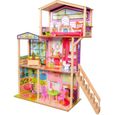 KidKraft - Maison de poupées Blooming Spring Garden en bois avec 31 accessoires inclus-0